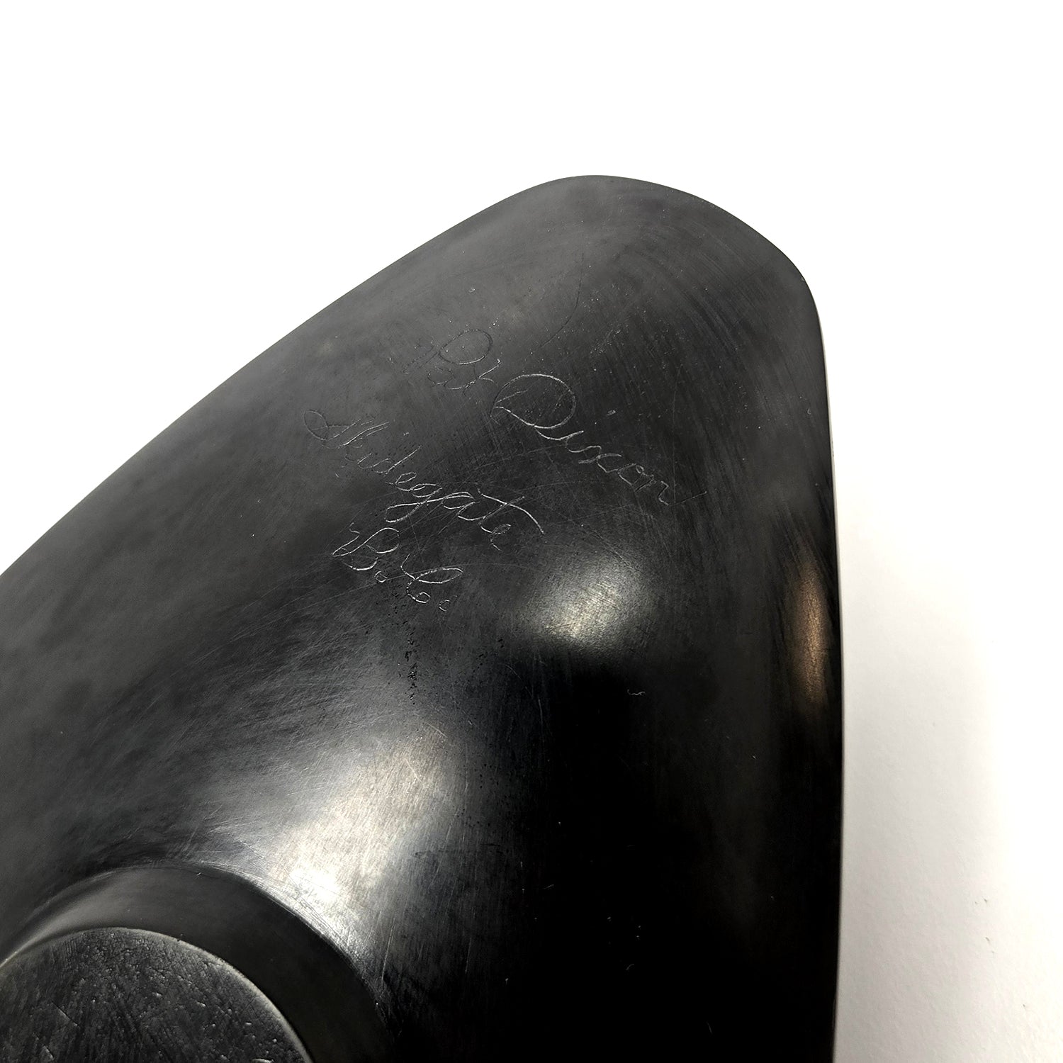 Argillite Eagle Platter by Haida artist Pat Dixon
