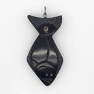 Argillite Halibut Pendant by Haida Artist Amy Edgars