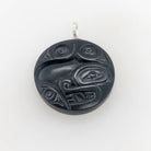 Argillite Orca Pendant by Haida artist Gryn White