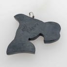 Argillite Orca Pendant hand-carved by Haida artist Amy Edgars