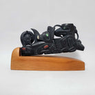 Argillite Panel Pipe by Haida carver Christian White