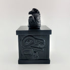 Argillite Raven Box by Haida artist Gryn White