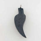 Argillite Raven Feather Pendant by Haida artist Amy Edgars