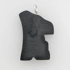 Argillite Raven Pendant by Haida artist Gryn White