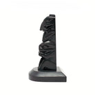 Argillite Raven and Beaver Pole by Haida artist Ed Calder