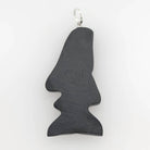 Argillite Salmon Pendant by Haida artist Gryn White