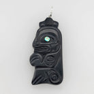 Argillite Shaman Pendant by Haida artist Gryn White