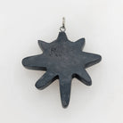 Native Argillite Sun Pendant by Haida artist Amy Edgars