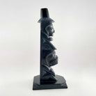 Argillite Totem Pole by Haida artist Alfie Collinson