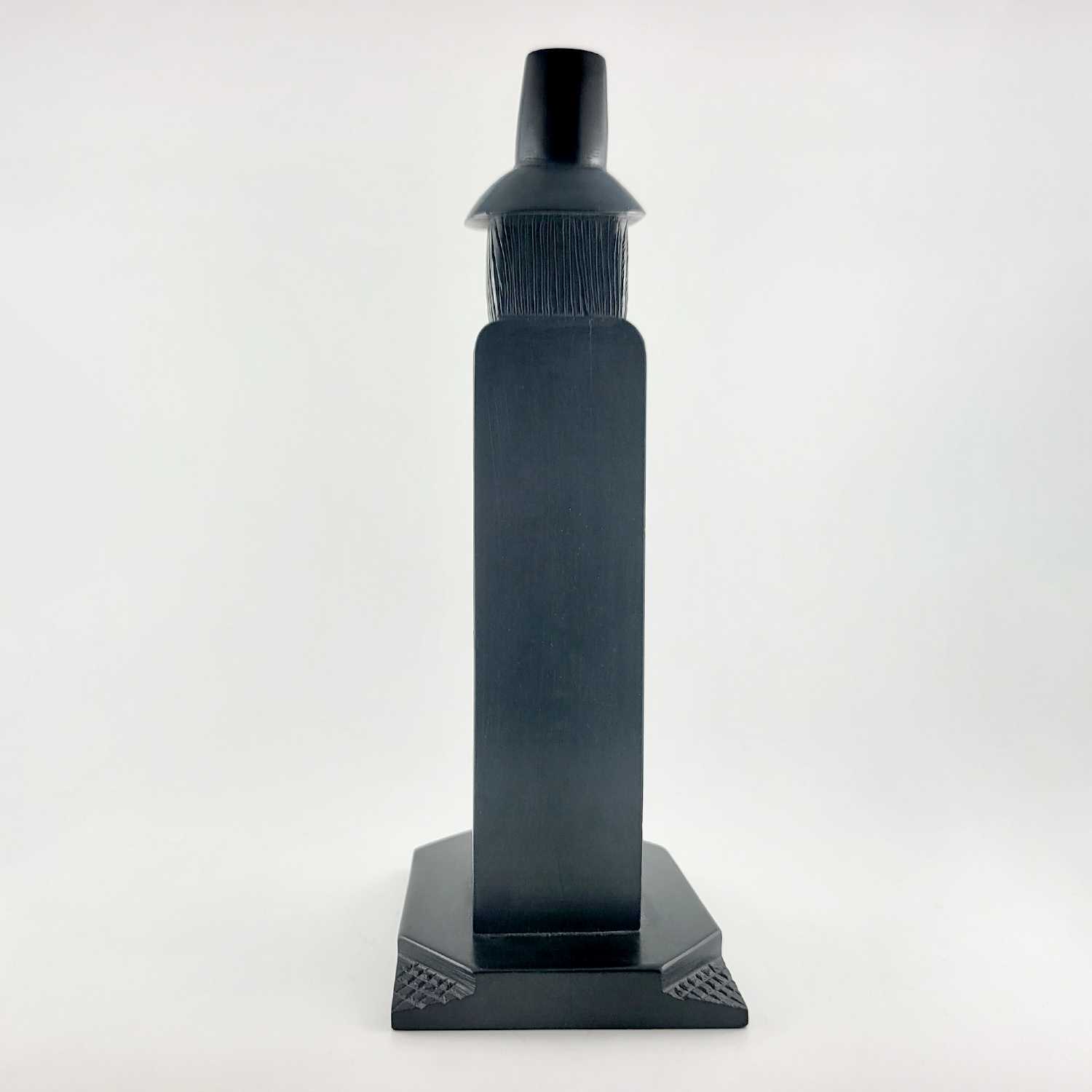 Argillite Totem Pole by Haida artist Alfie Collinson