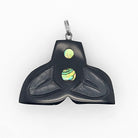 Argillite Whale Tail Pendant by Haida Artist Amy Edgars