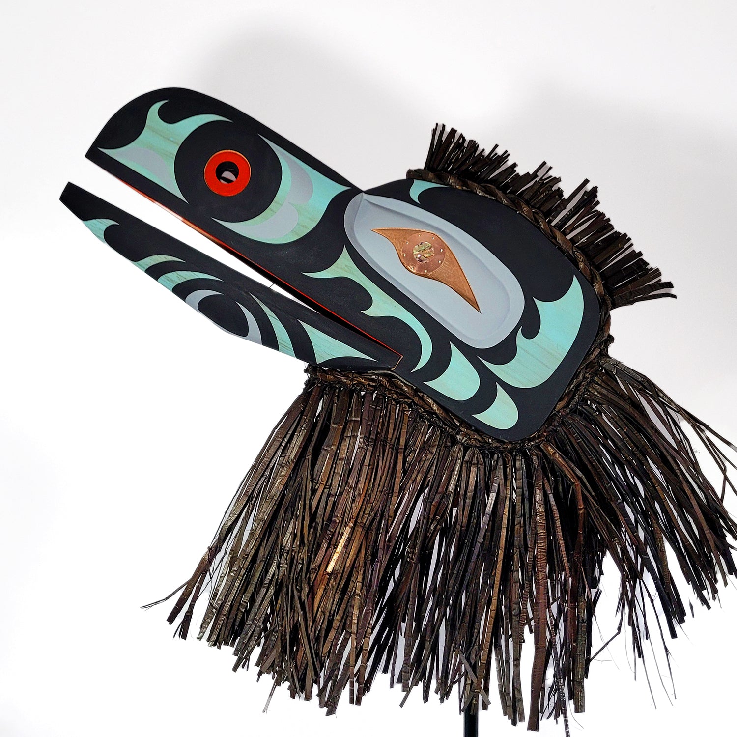 Baby Raven Headdress by Kwakiutl carver Trevor Hunt