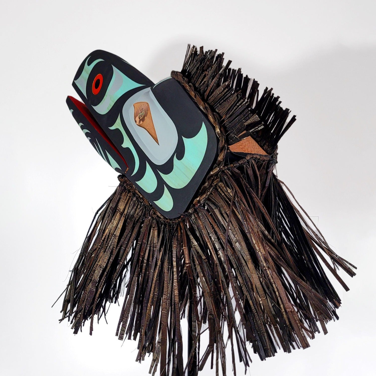 Baby Raven Headdress by Kwakiutl carver Trevor Hunt