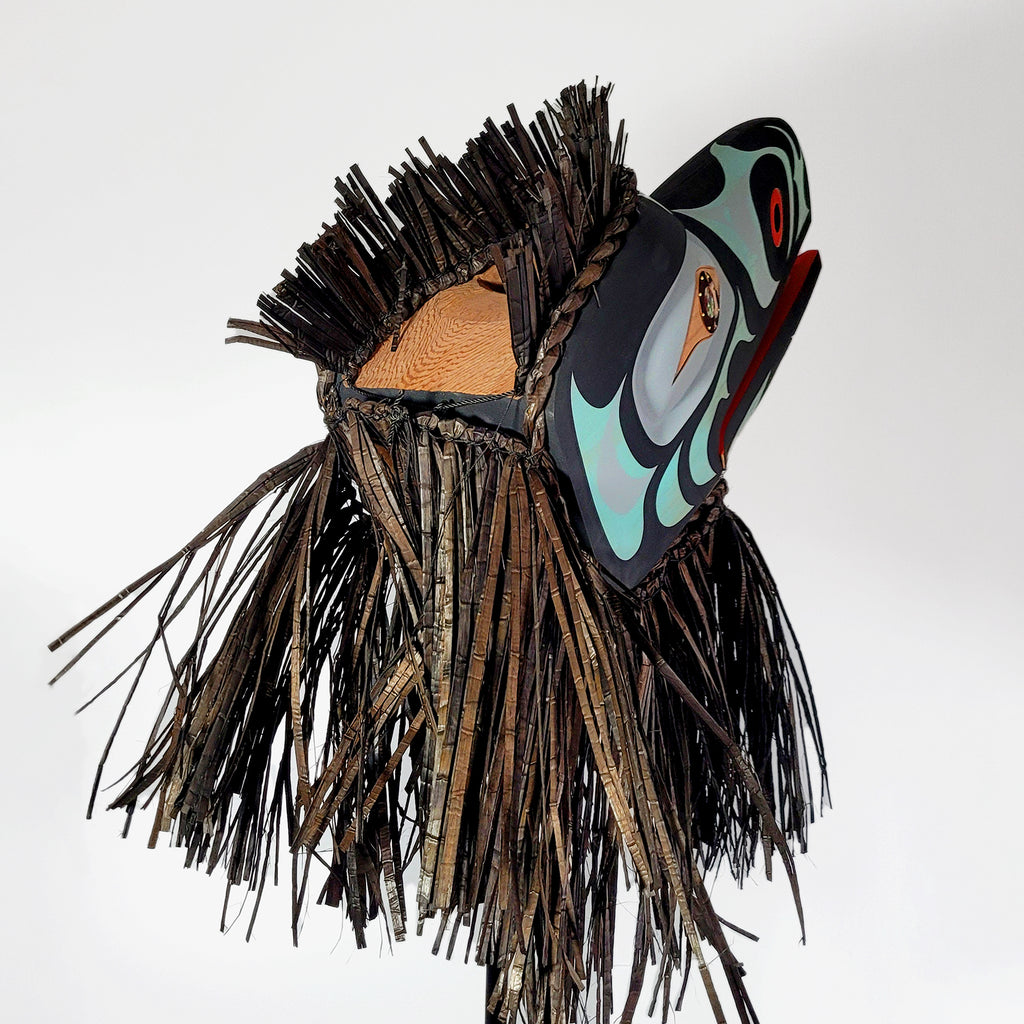 Baby Raven Headdress by Kwakiutl carver Trevor Hunt