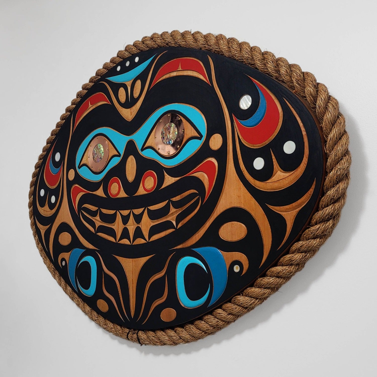 Cedar Bear Panel by Kwakiutl carver Trevor Hunt