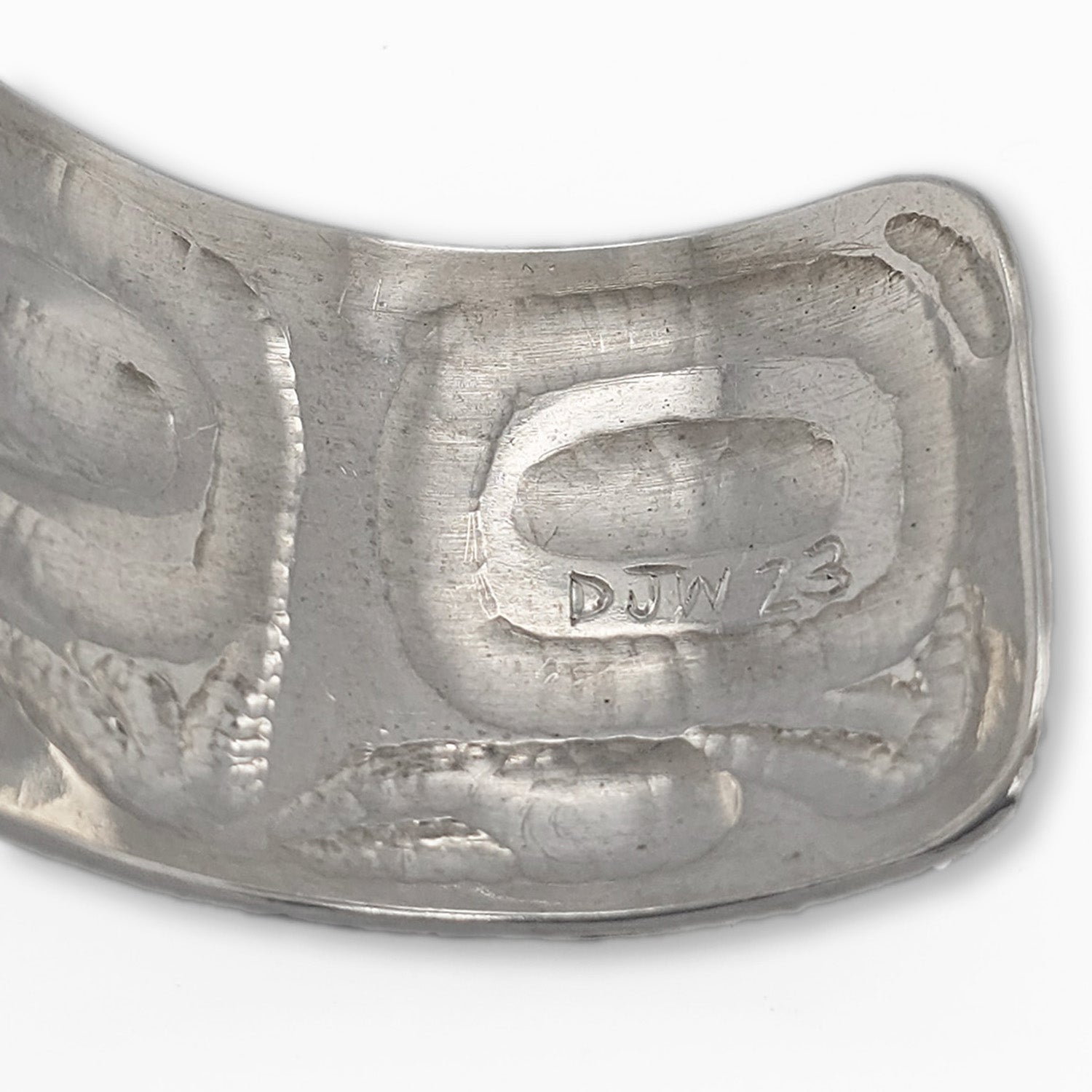 Silver Raven Moon Repousse 1