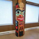 Haida Bear Raven Transformation Totem Pole