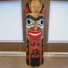 Haida Bear Raven Transformation Totem Pole