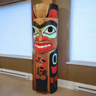 Haida Bear Raven Transformation Totem Pole