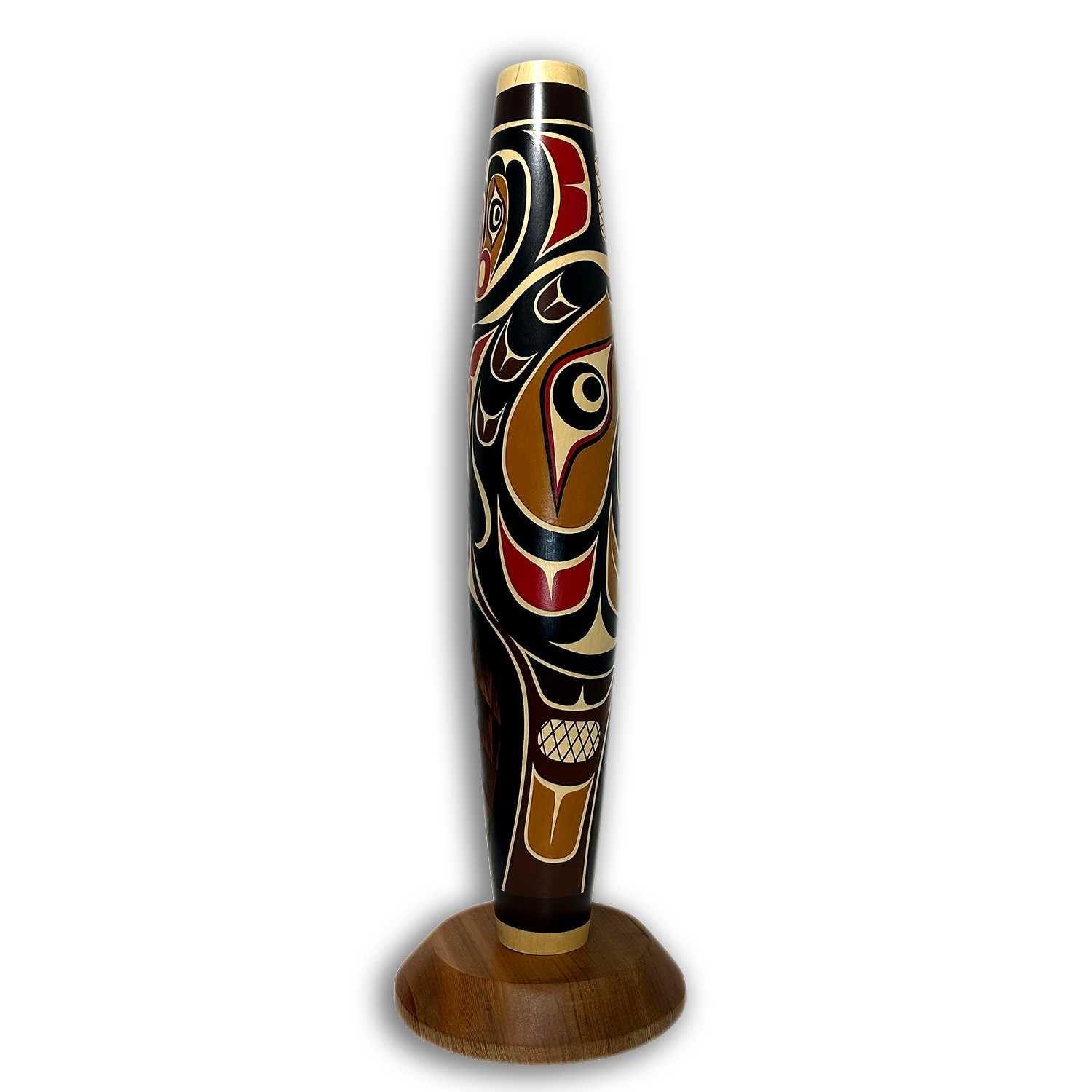 Beaver Cradle Rattle by Kwakwaka'wakw artist Johnathan Henderson