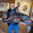 Orca Wall Panel by Kwakwaka'wakw Master Carver Bill Henderson