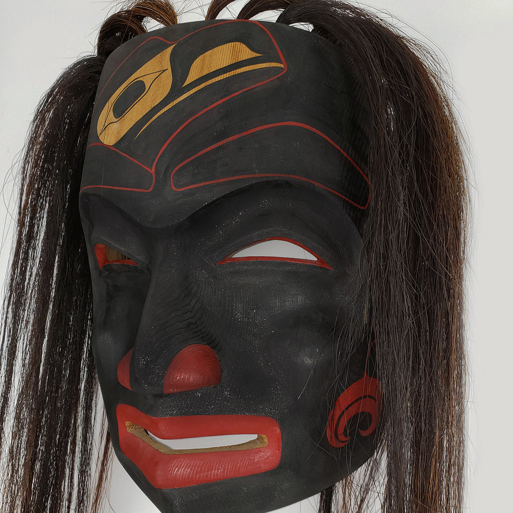 Portrait Mask by Haida carver Reg Davidson