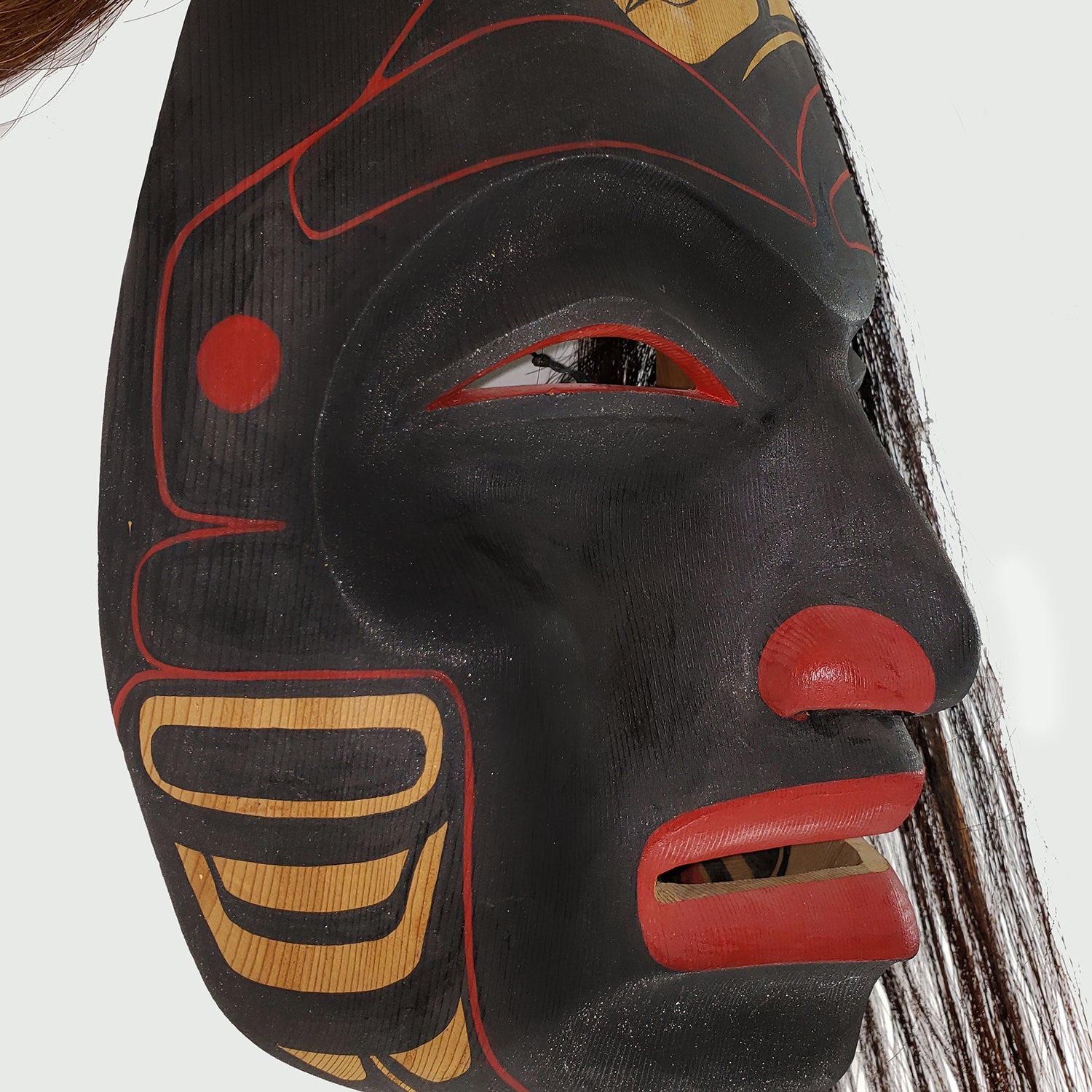 Portrait Mask by Haida carver Reg Davidson