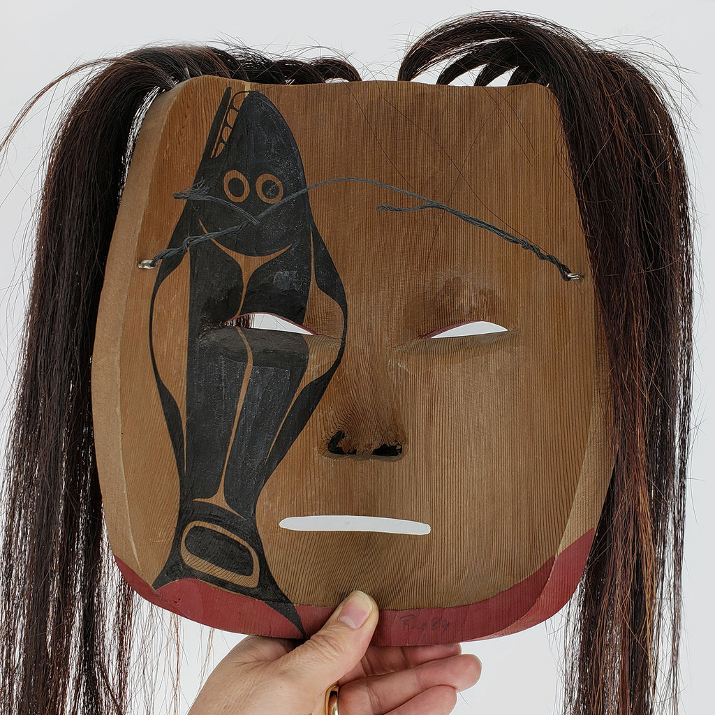 Portrait Mask by Haida carver Reg Davidson