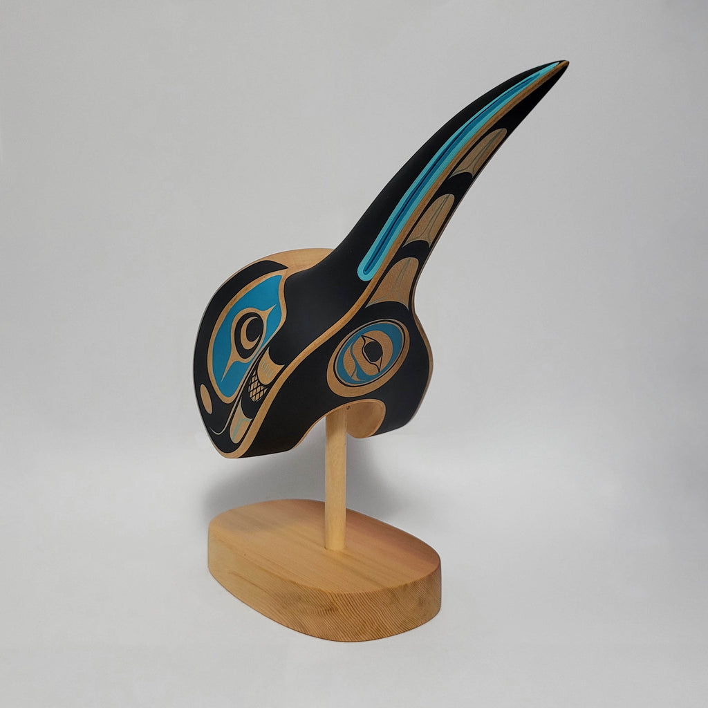 Hummingbird Maskette by Kwakwaka'wakw artist Rod Smith