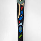 Sandblasted Raven Paddle by Kwakwaka'wakw Artist Trevor Hunt