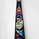 Sandblasted Raven Paddle by Kwakwaka'wakw Artist Trevor Hunt