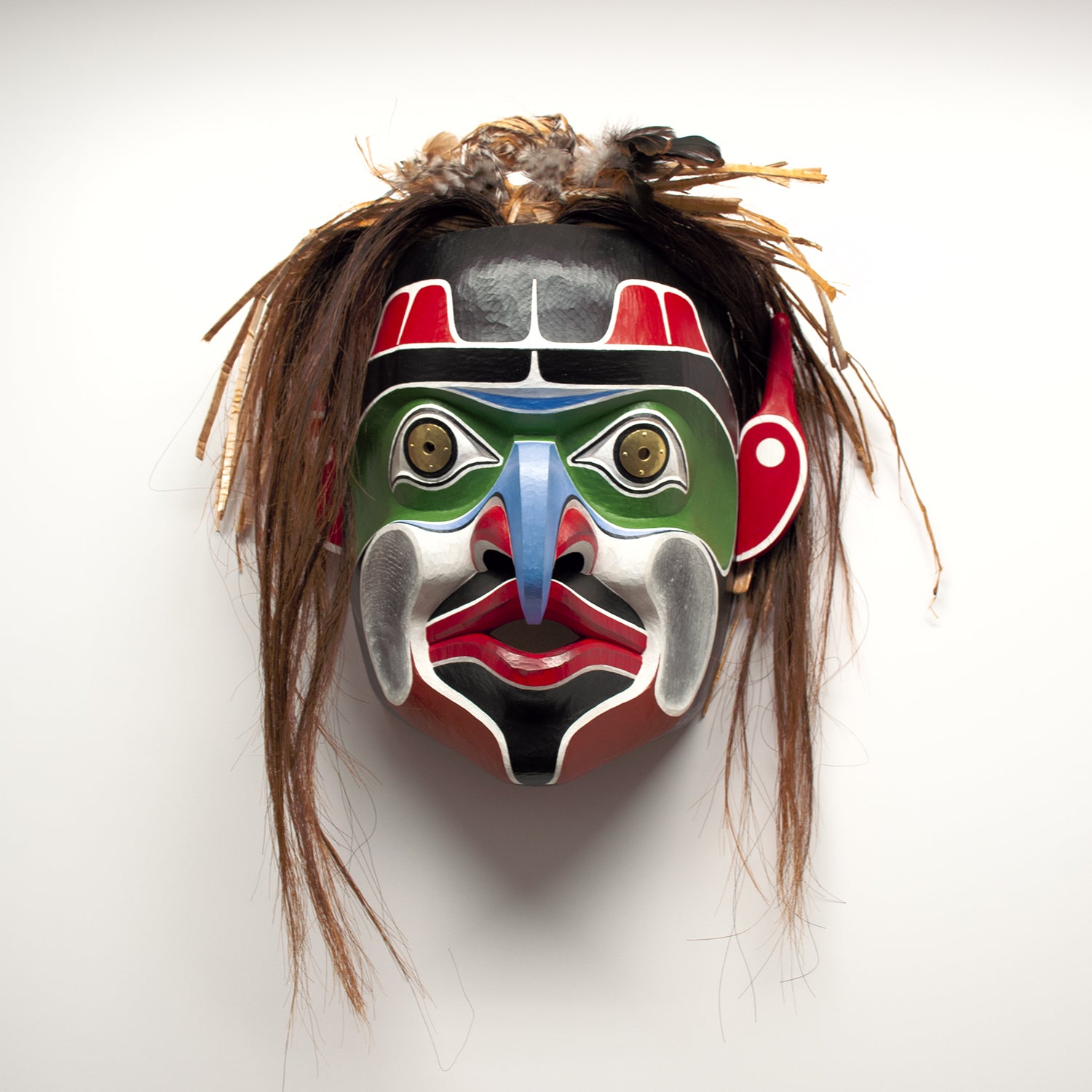 Bukwas Mask by Kwakwaka'wakw artist Raymond Shaw