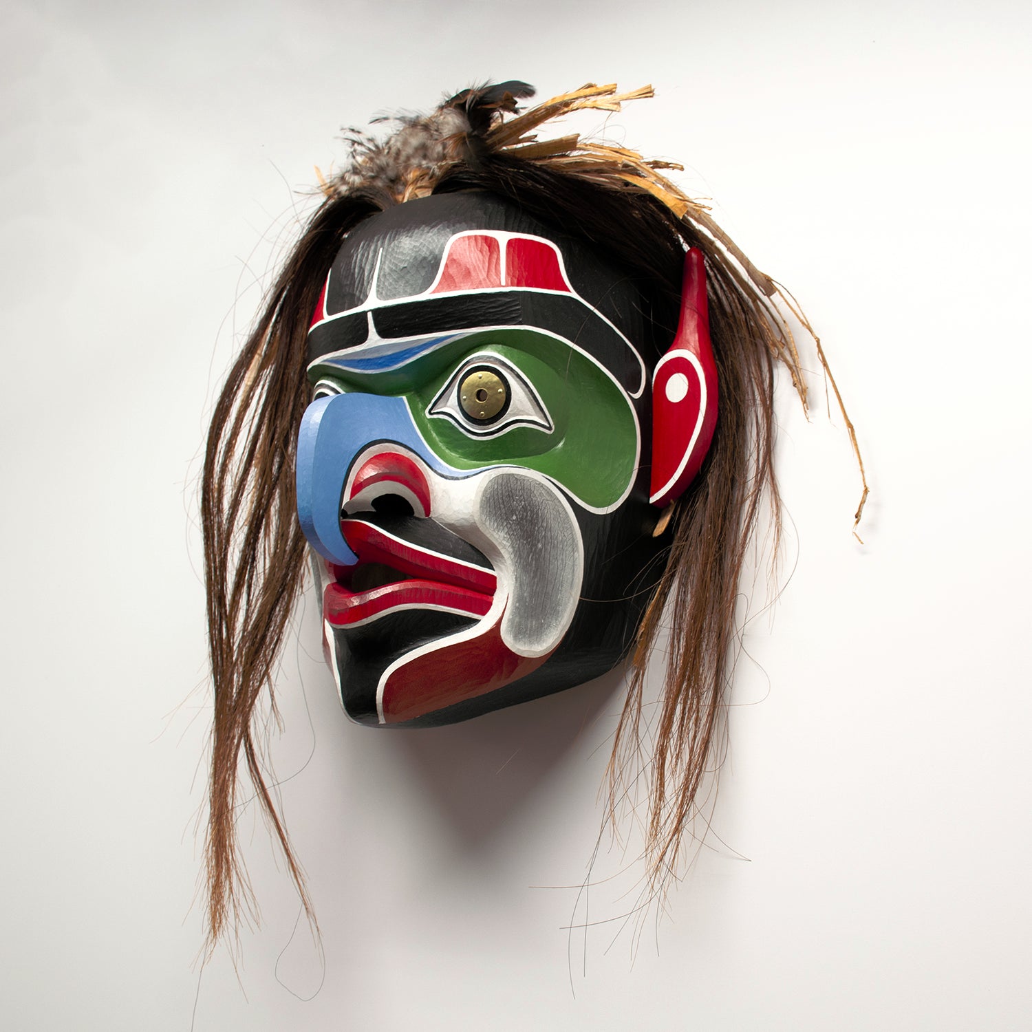 Bukwas Mask by Kwakwaka'wakw artist Raymond Shaw