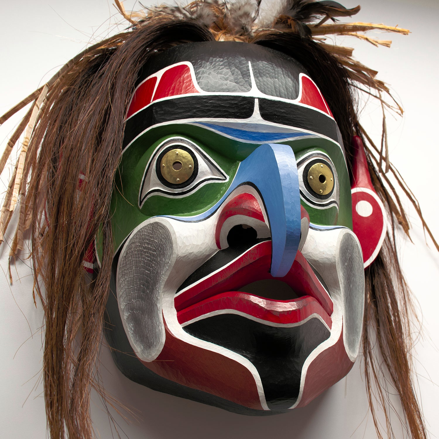 Bukwas Mask by Kwakwaka'wakw artist Raymond Shaw