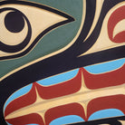 Native Cedar Bear Panel by Kwakiutl carver Trevor Hunt