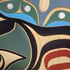 Native Cedar Bear Panel by Kwakiutl carver Trevor Hunt