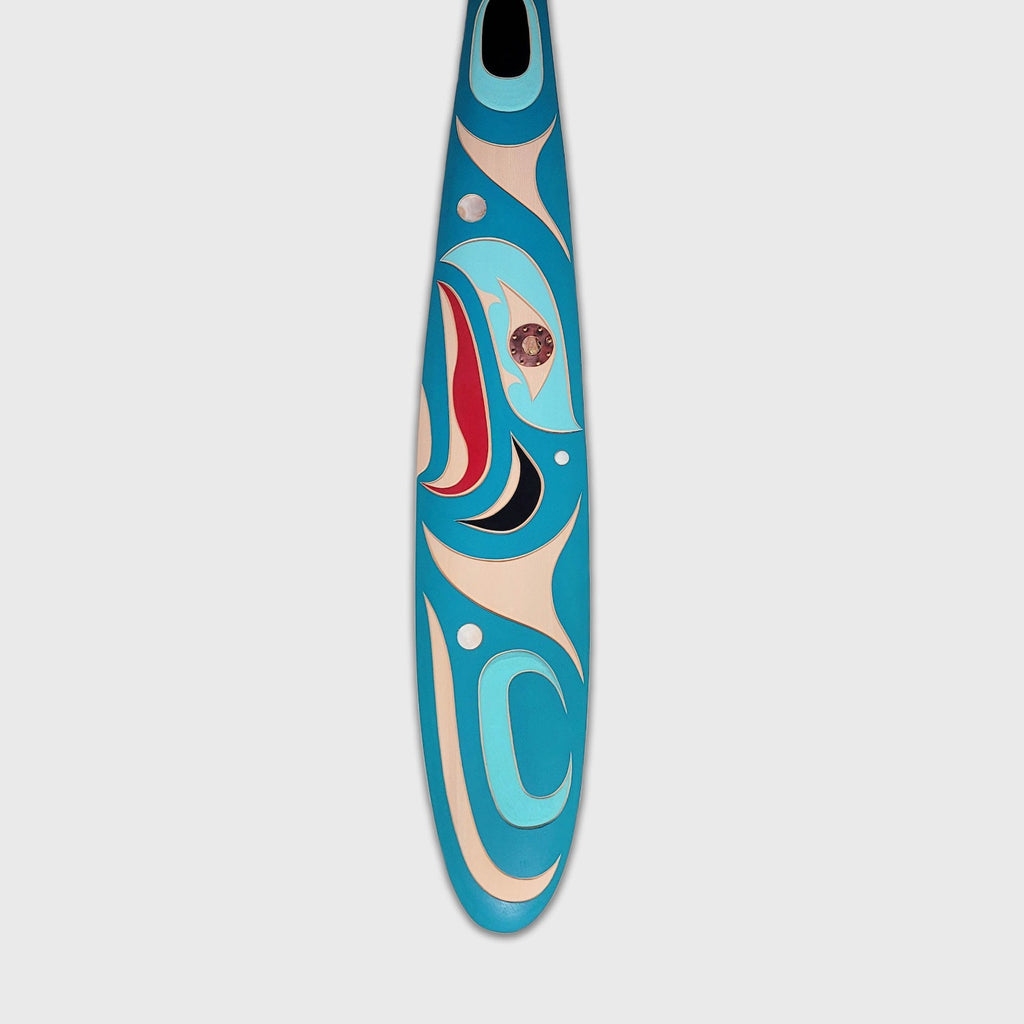 Indigenous Eagle Paddle by Kwakiutl artist Trevor Hunt