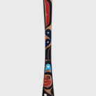 Carved Raven Paddle by Kwakiutl carver Trevor Hunt