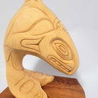 Cedar Killer Whale Sculpture by Kwakwaka'wakw artist Greg Henderson