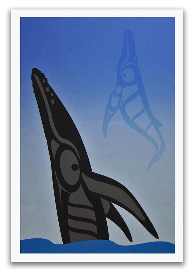Celebration Humpback Whale Limited Edition Print by Tsimshian artist Roy Vickers