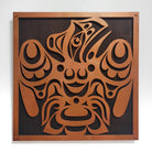 Copper Raven Panel by Kwakiutl artist Trevor Hunt