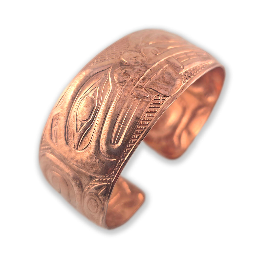 Copper Bear Bracelet by Haida artist Derek White