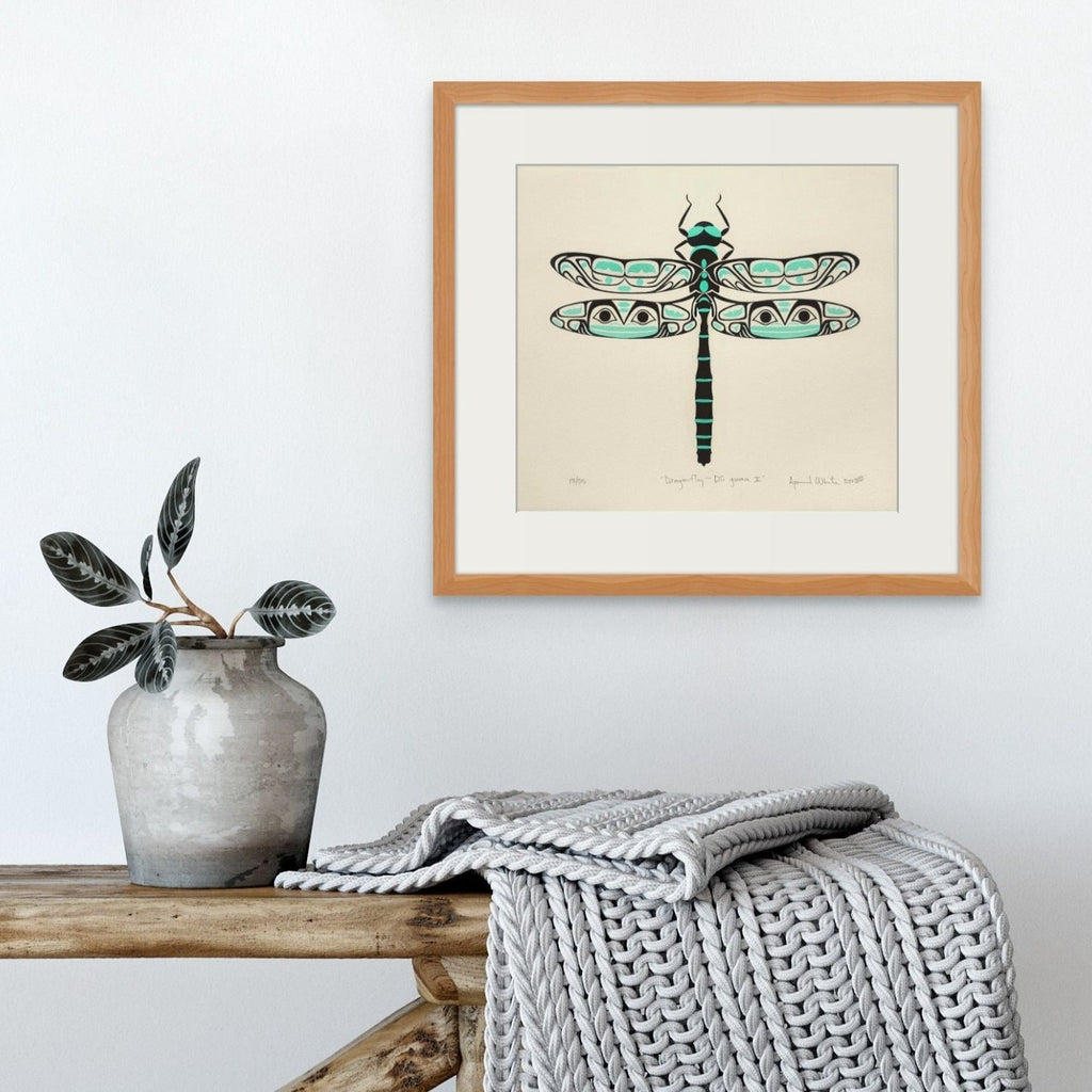 Dragonfly Limited Edition Print by Haida Artist April White
