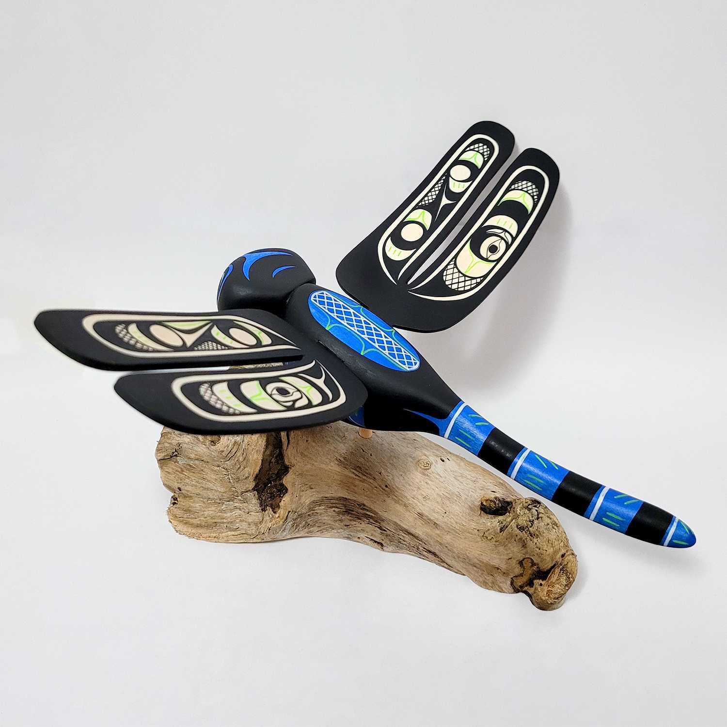 Dragonfly Sculpture by Kwakwaka'wakw artist Rod Smith