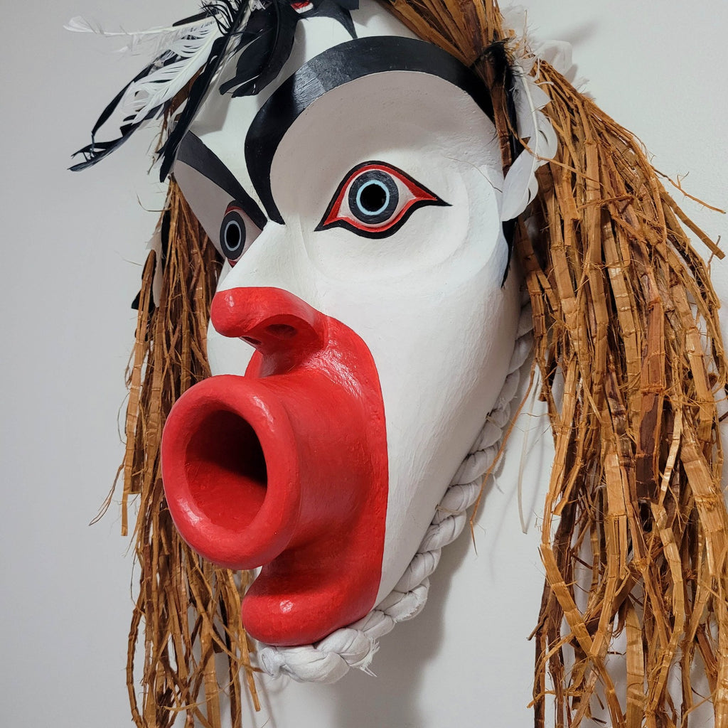 Indigenous Drowned Man Mask by Kwakwaka'wakw artist Wayne Alfred