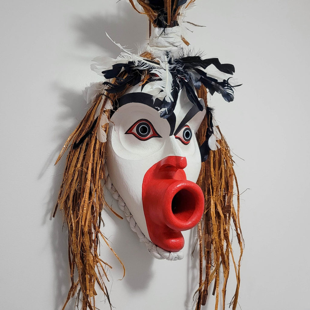 Indigenous Drowned Man Mask by Kwakwaka'wakw artist Wayne Alfred