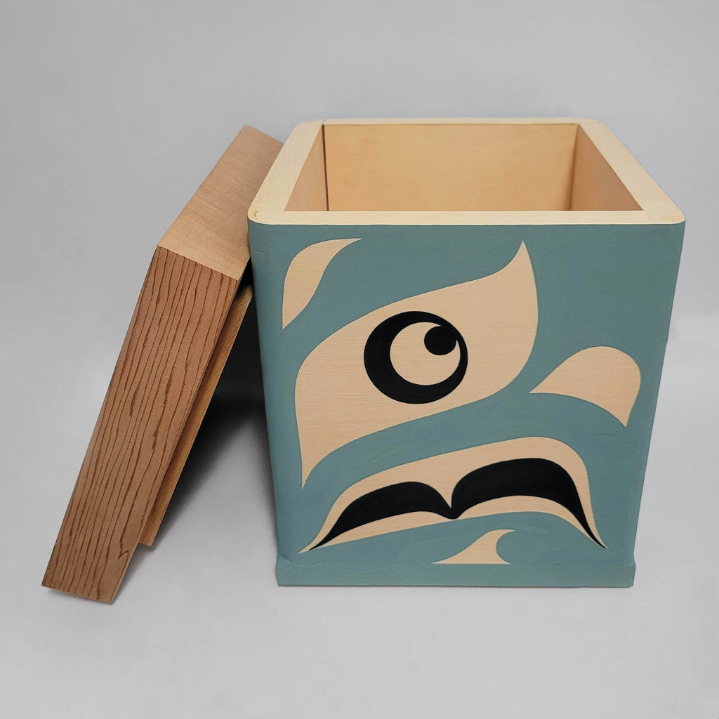 Small Eagle Bentwood Box by Kwakiutl artist Trevor Hunt