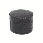Round Argillite Box by Haida artist Denny Dixon