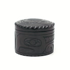Round Argillite Box by Haida artist Denny Dixon