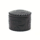 Round Argillite Box by Haida artist Denny Dixon
